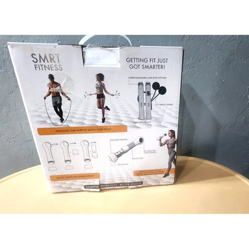 Motag Smrt Fitness Handweights and Jump‎ Rope Workout Kit